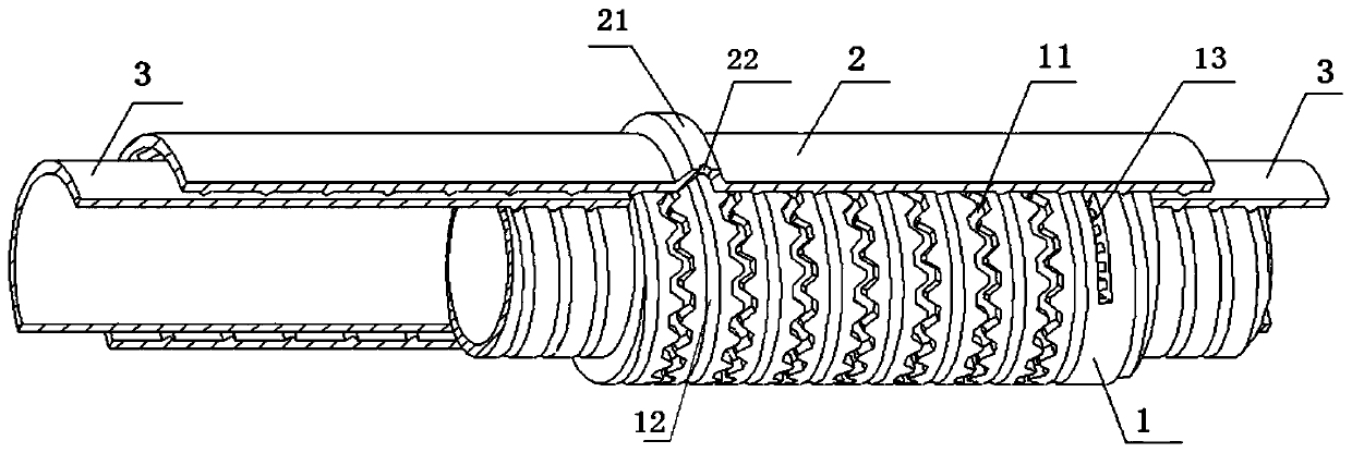 A detachable spiral labyrinth emitter with adjustable flow rate