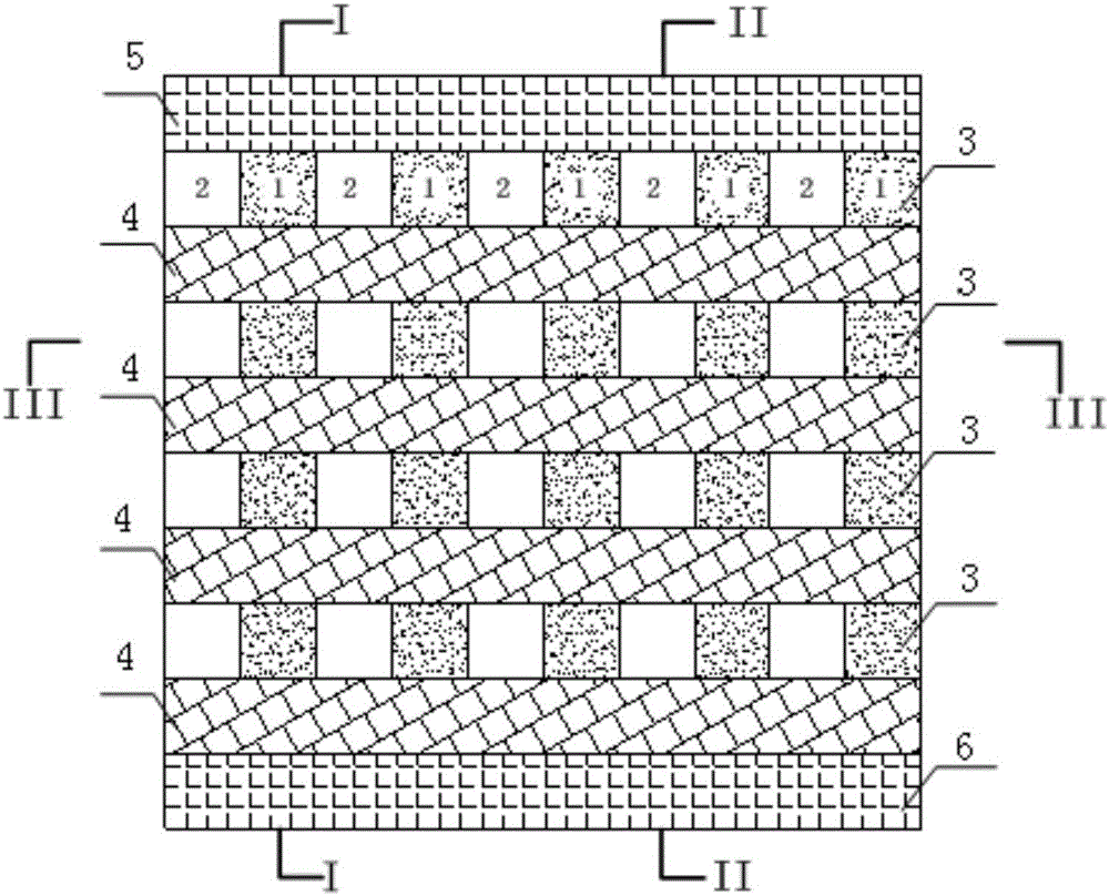 Filling mining method for downward access part