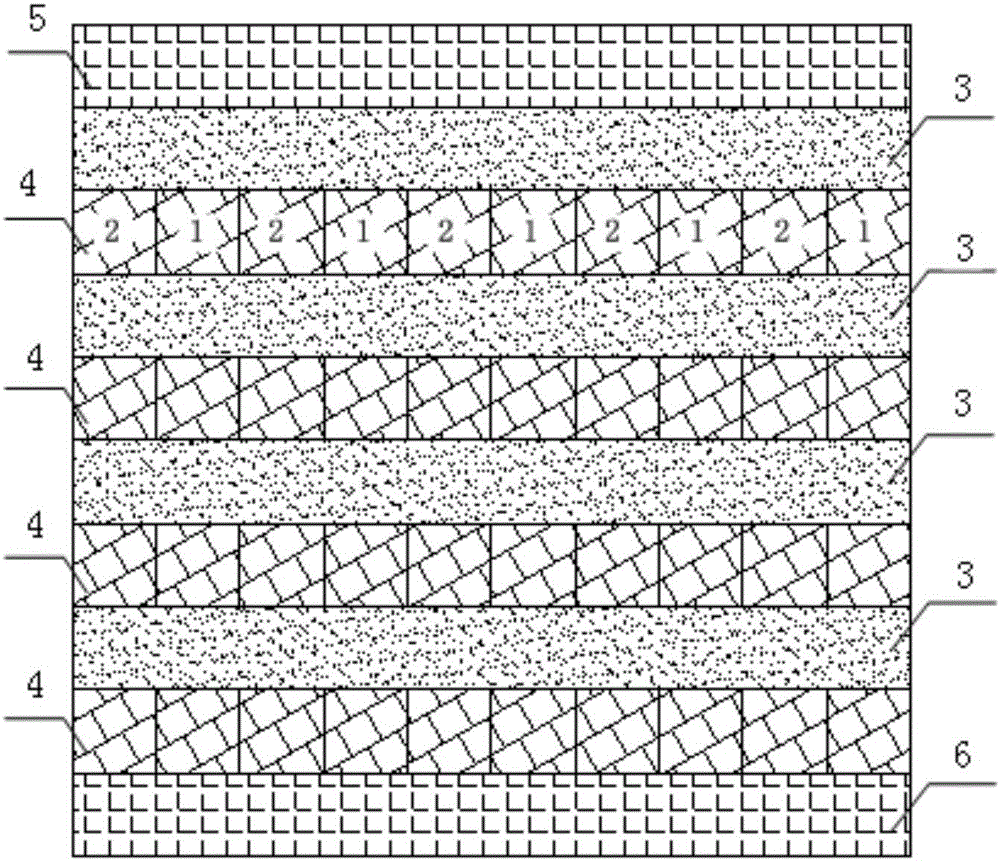 Filling mining method for downward access part