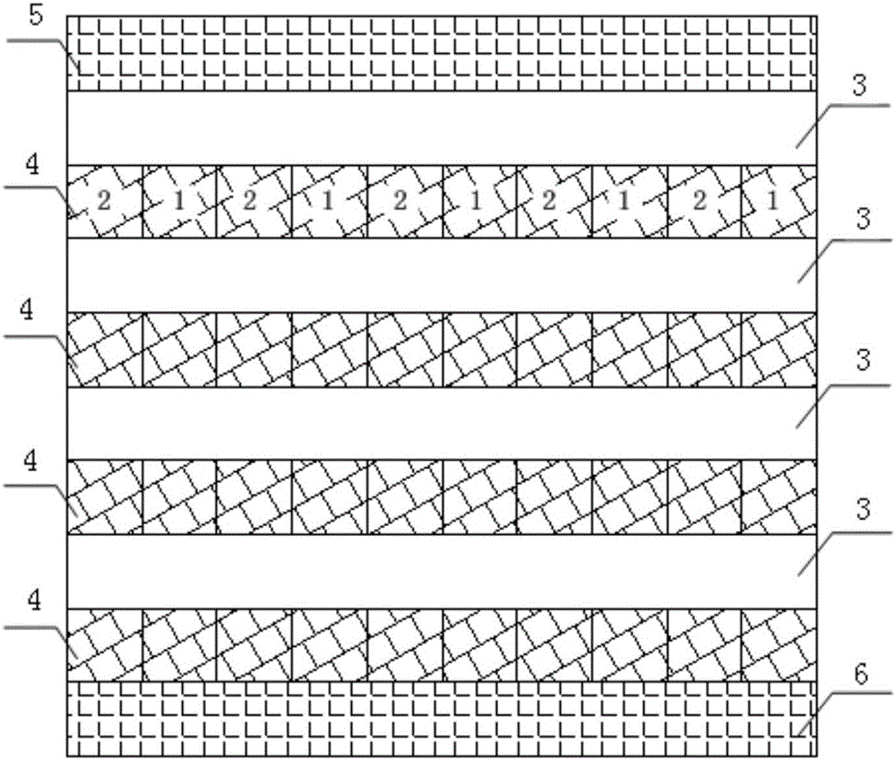 Filling mining method for downward access part