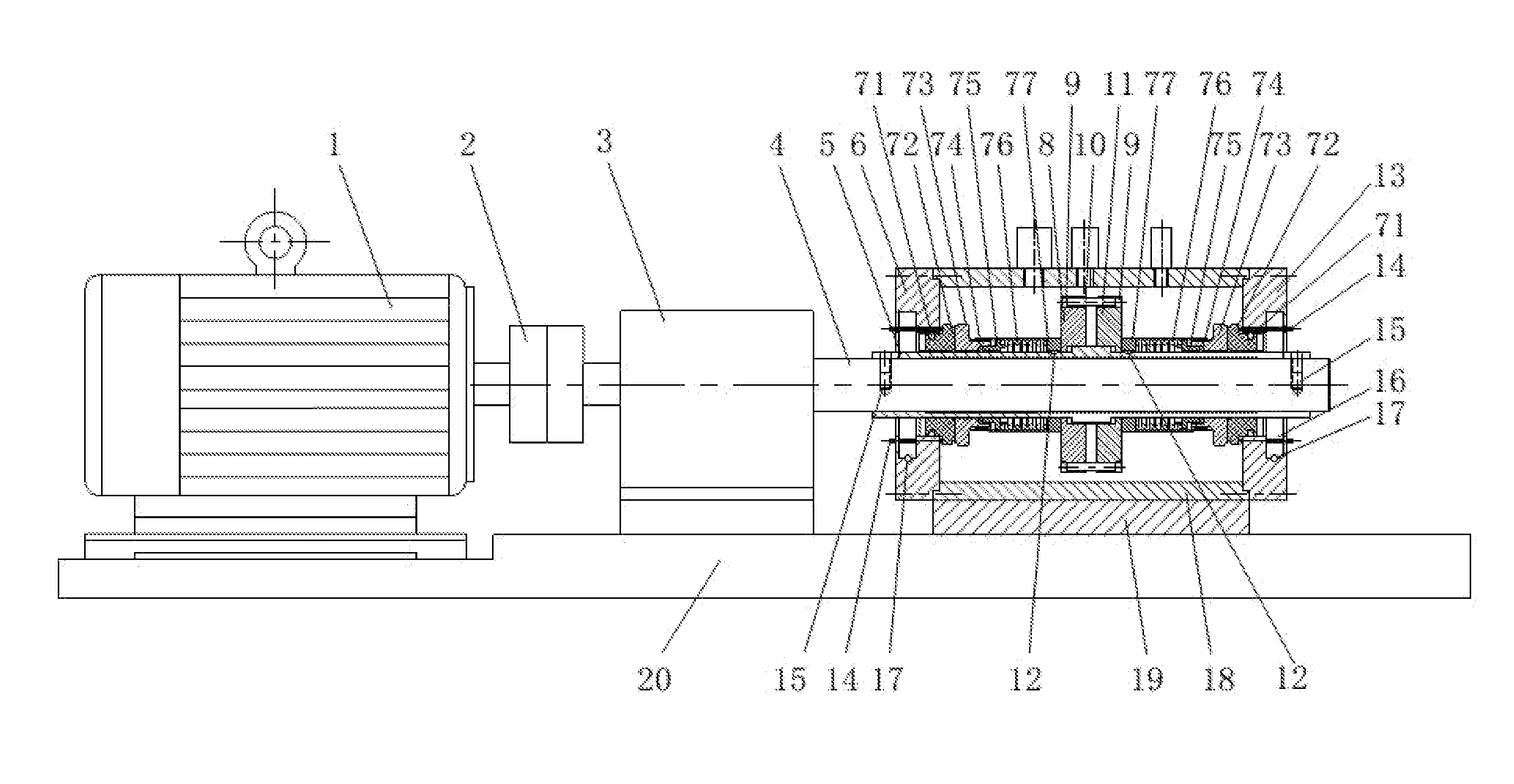 Device for testing mechanical seal performance