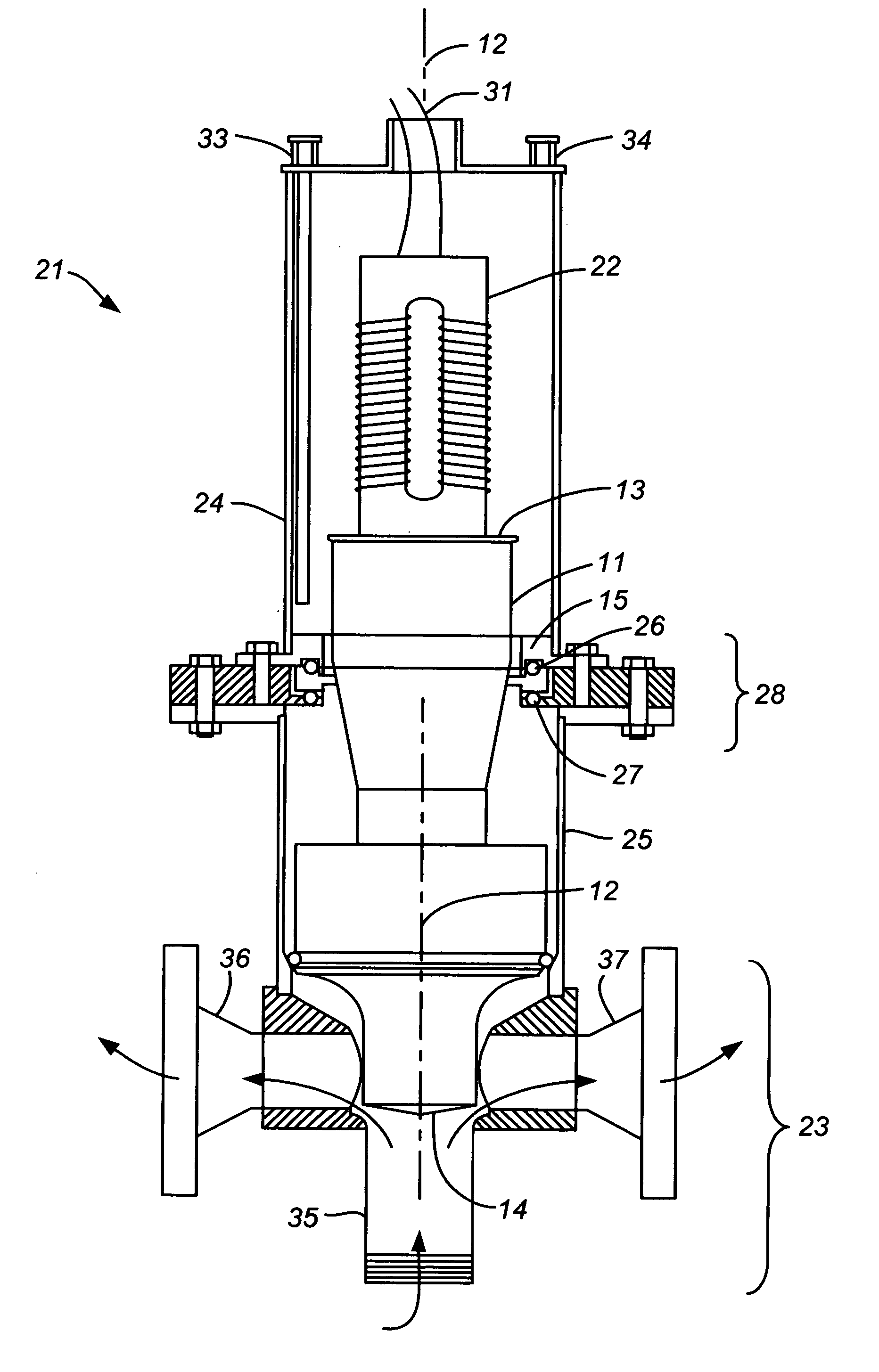 High-power ultrasonic horn