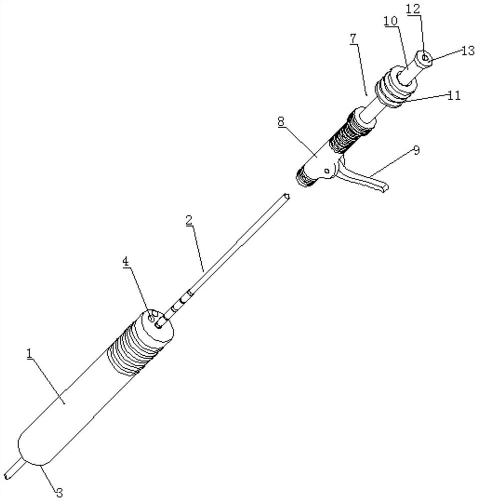 Spine minimally invasive eccentric porous light-transmitting positioning and guiding device and using method thereof