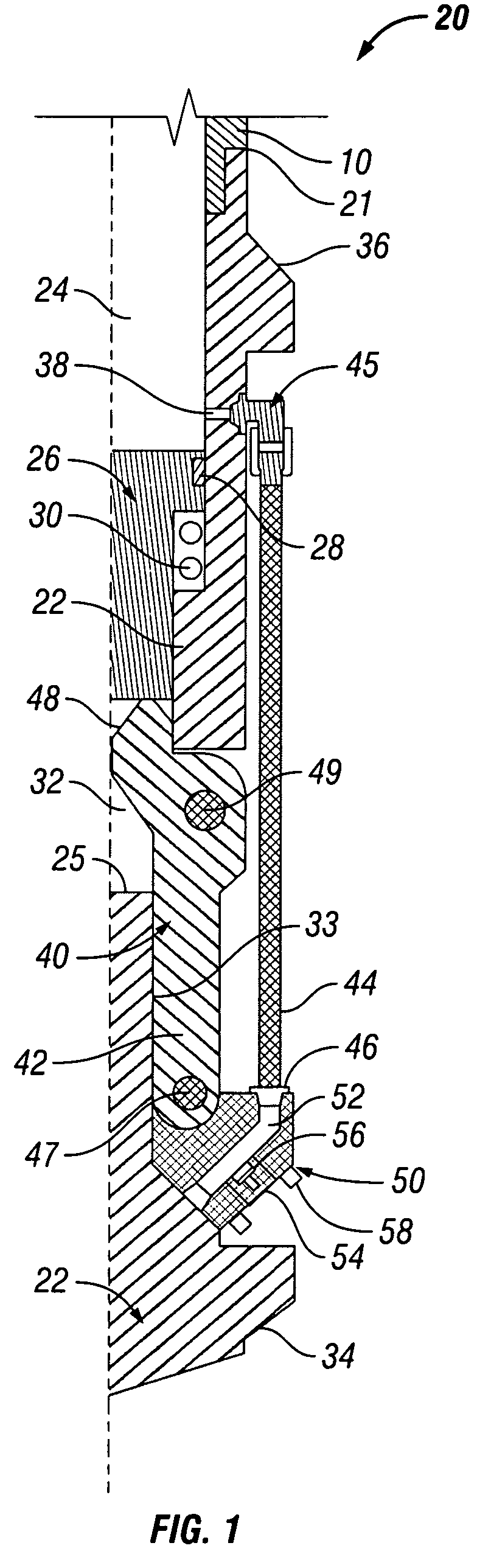 Radially expandable downhole fluid jet cutting tool having an inflatable member