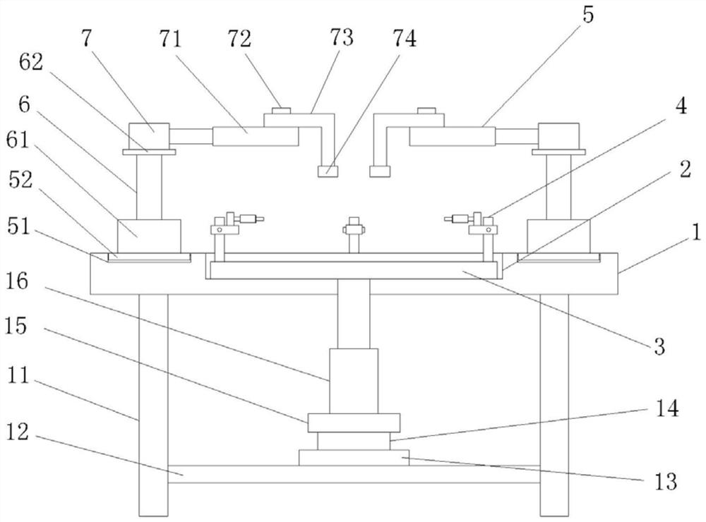 Clamp for casting machining