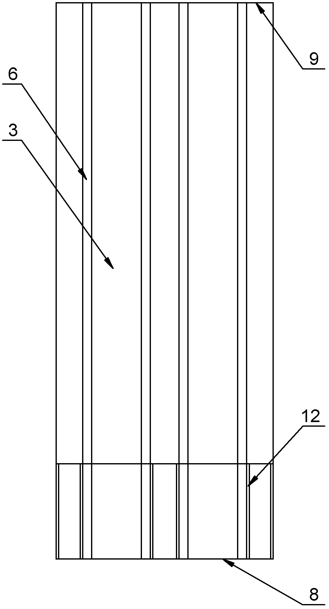 Circulating fluidized bed boiler having water cooling reinforcement structure