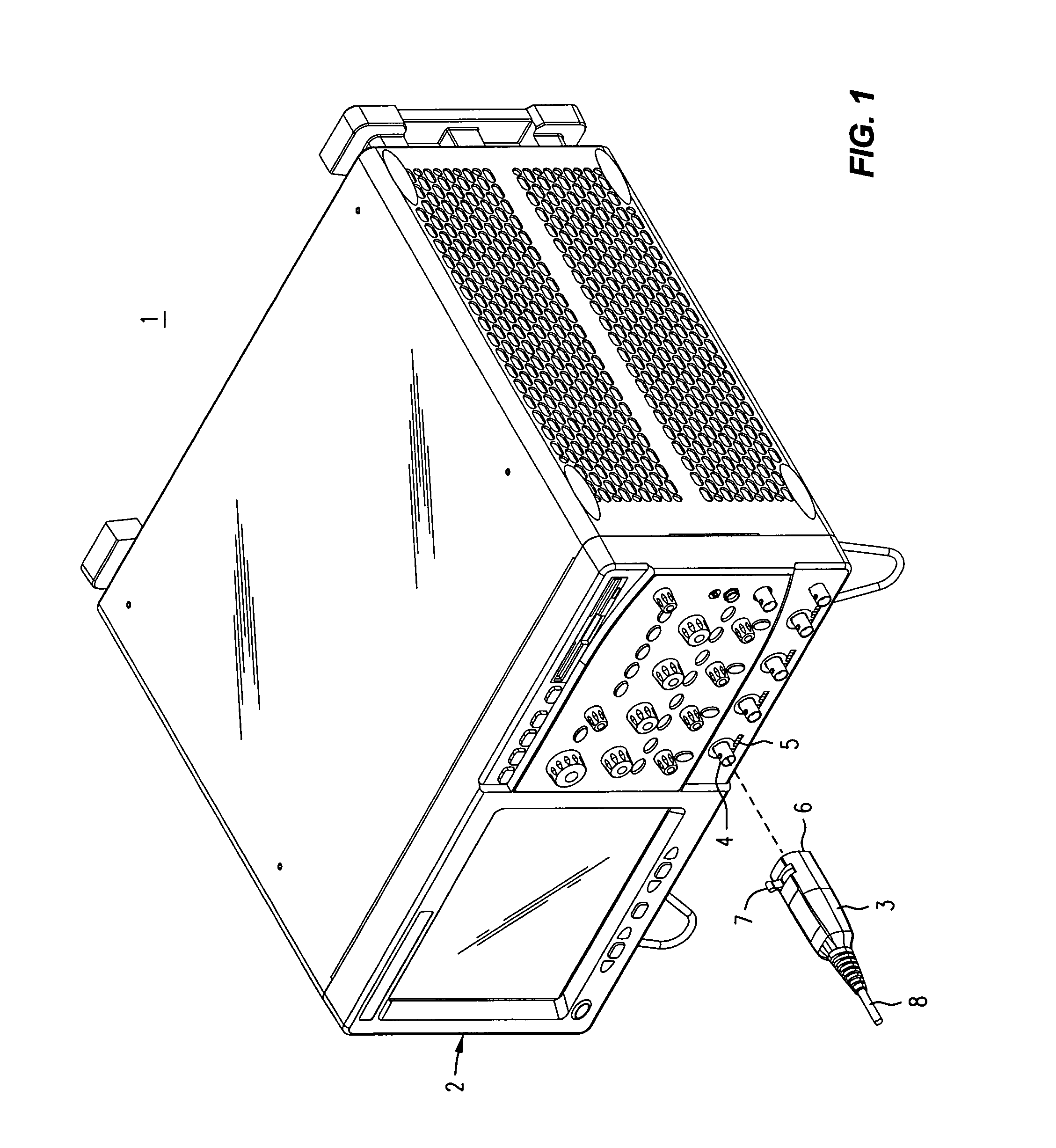 Positive locking push-on precision 3.5 mm or 2.4 mm connector for an oscilloscope probe