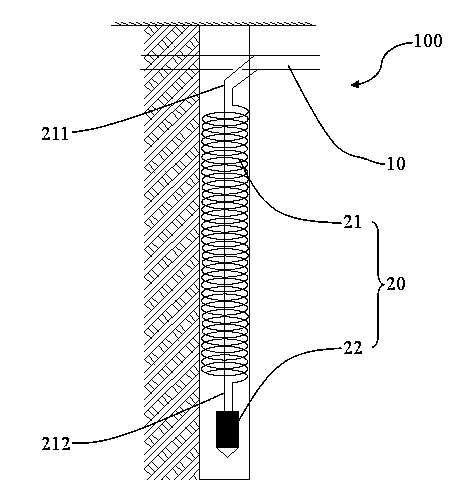 Ground buried heat exchange pipe and ground buried pipe type heat exchanger