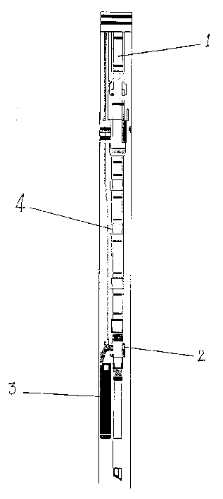 Oil-submersible electric pump-gas lift oil extraction method and its equipment