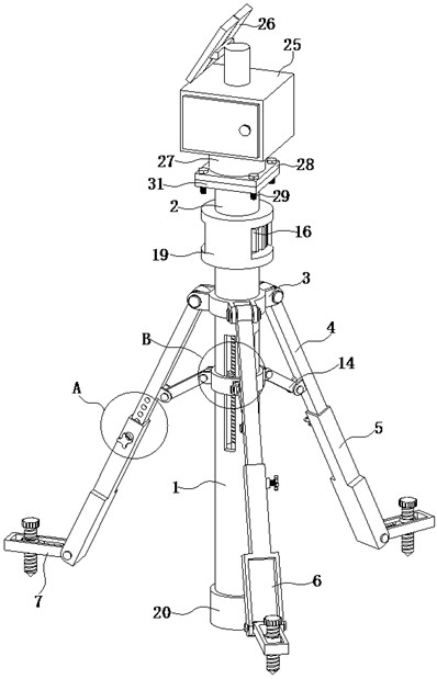 Soil real-time monitoring system based on intelligent agricultural planting