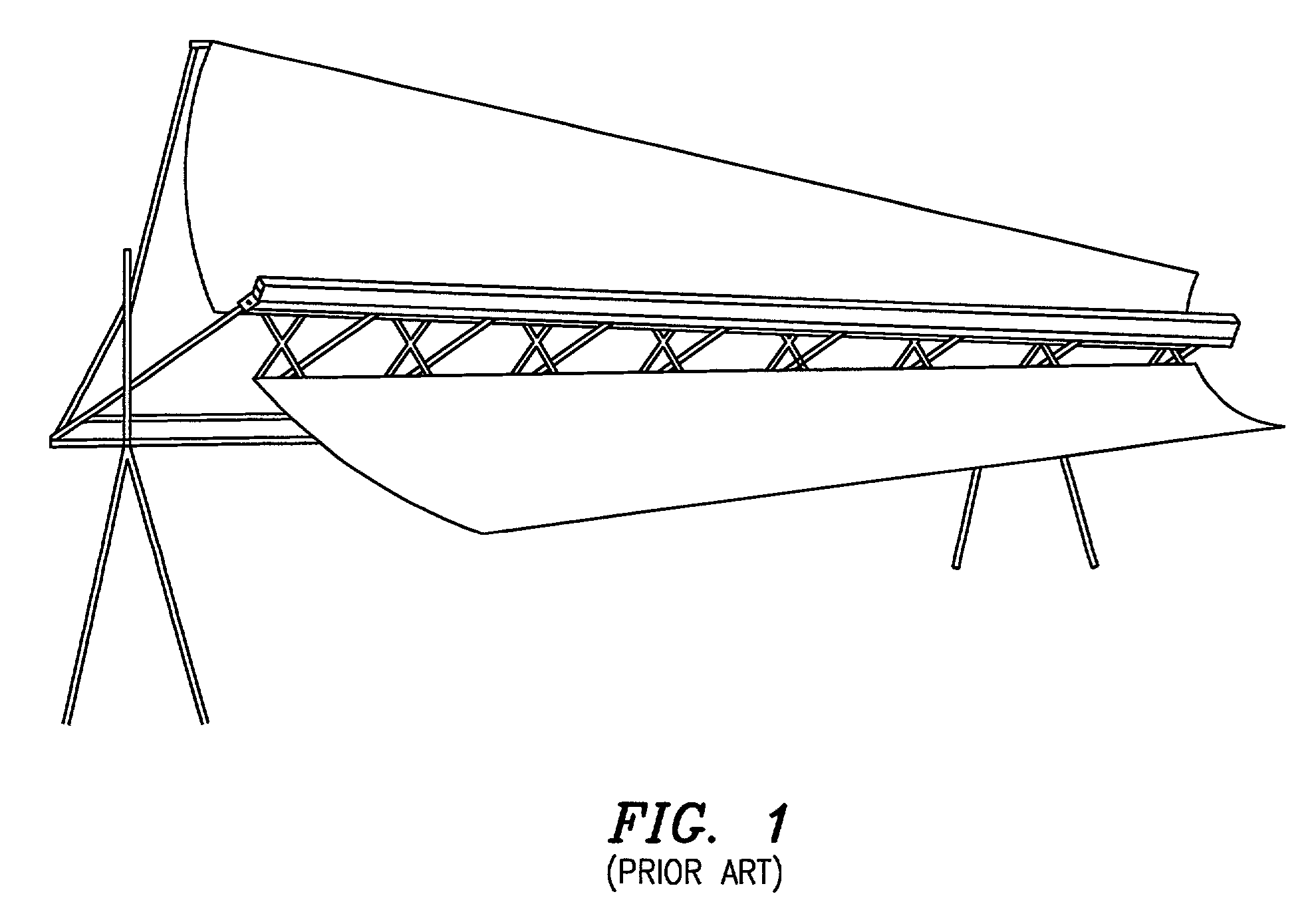 Double reflecting solar concentrator