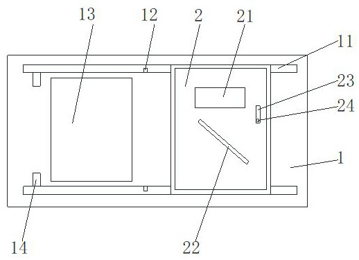 Safety protection door for diamond cone numerical control lathe