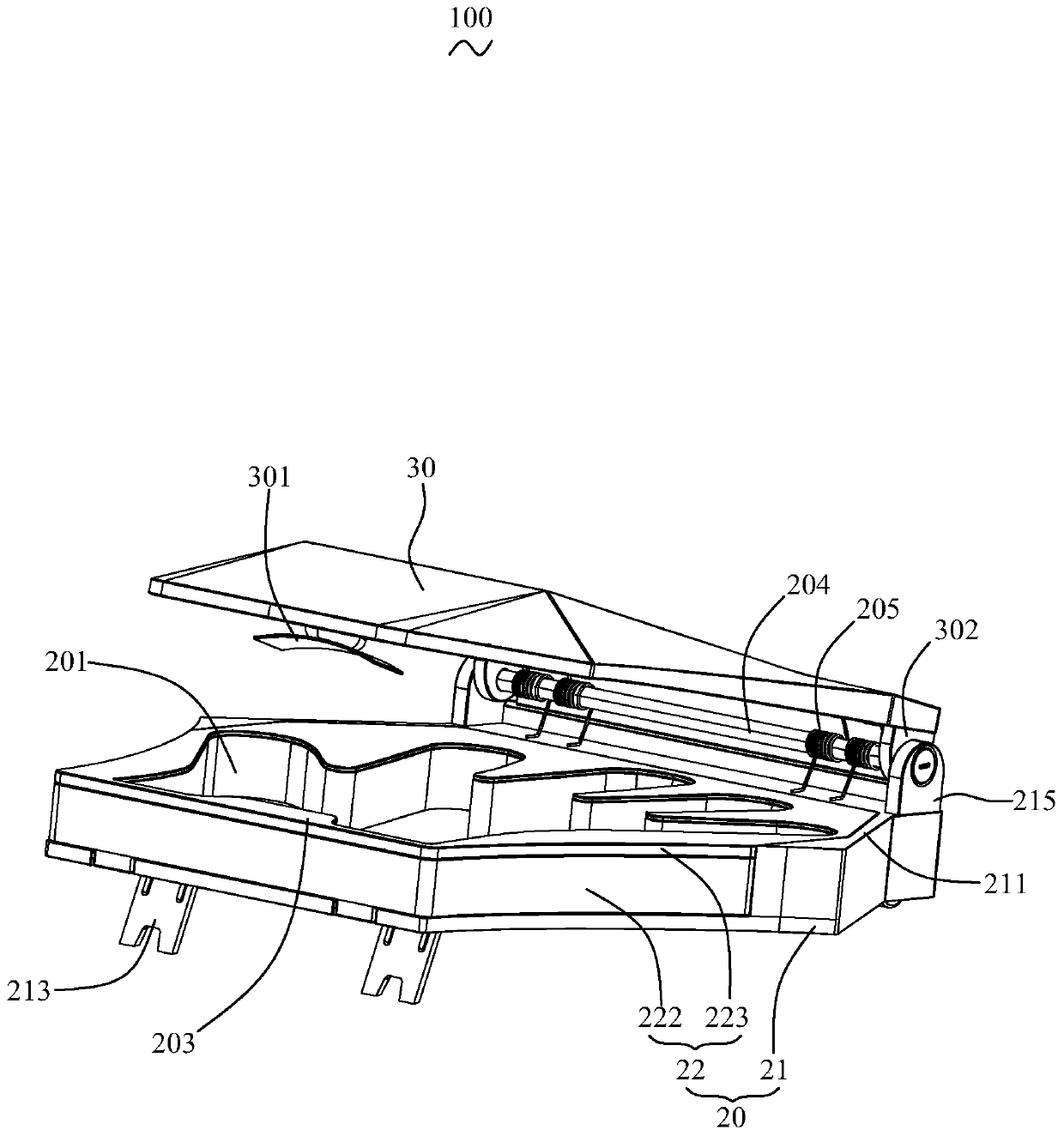 Device for wearing thin-film gloves