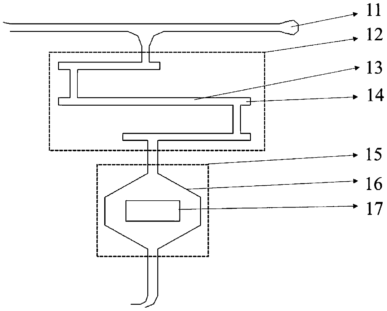 Cancer cell detection chip based on microfluidic control technology