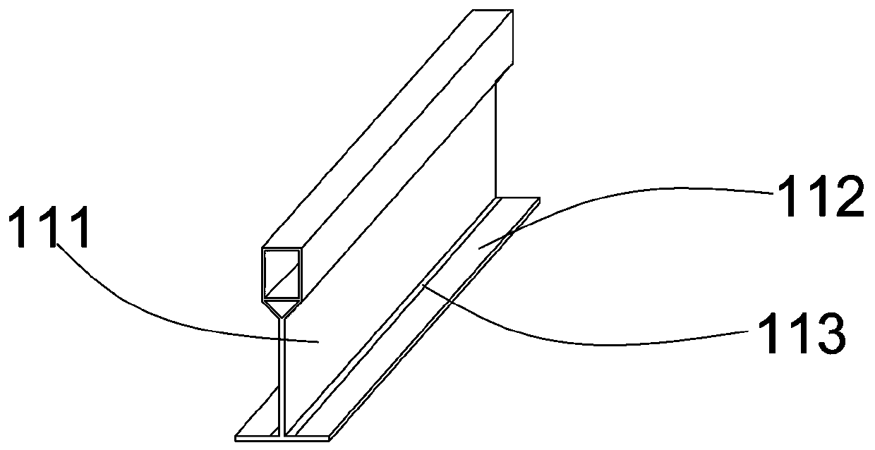 Aluminum alloy embedded slotted ceiling board structure and installation method