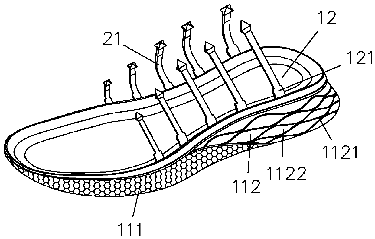 High-efficiency multifunctional shoes and production technology thereof