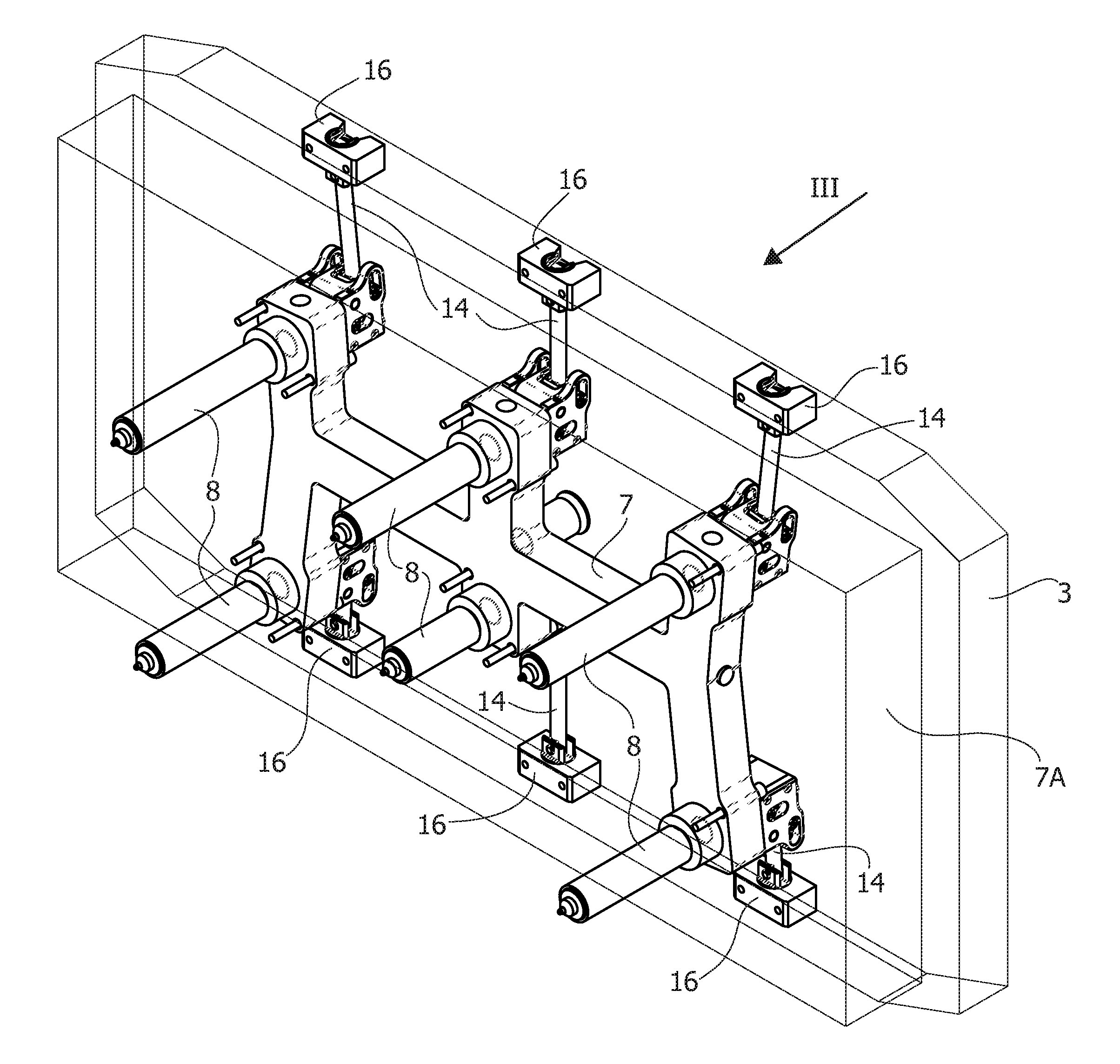 Apparatus for injection molding of plastic material