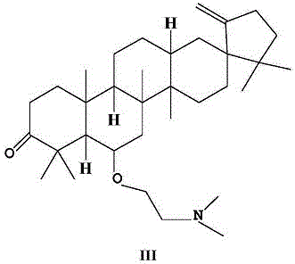 Preparation method and application of cleistanone derivative