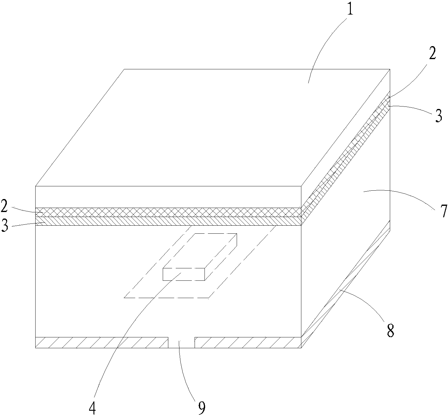 All-inorganic SMD LED packaging method and structure