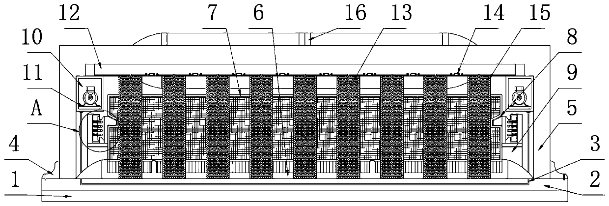 Novel computer memory bank sheath with active heat dissipation function