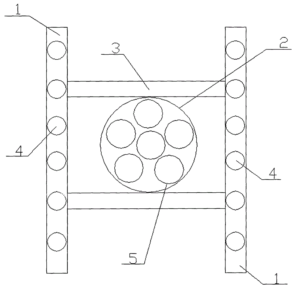 Cable placement frame