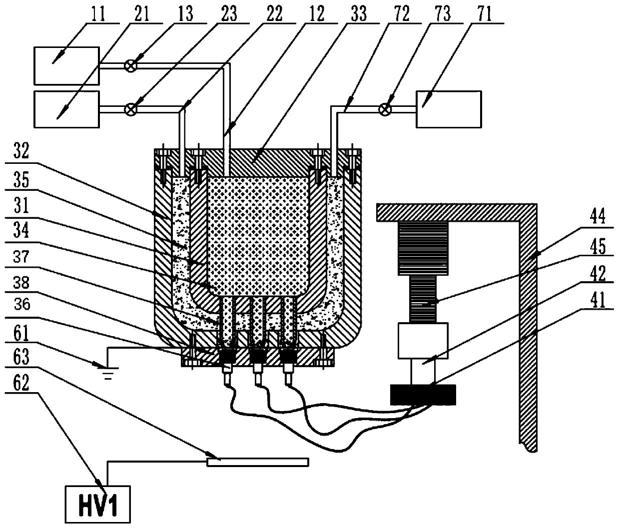 Preparation device and preparation method of composite particles for electromagnetic rheological polishing