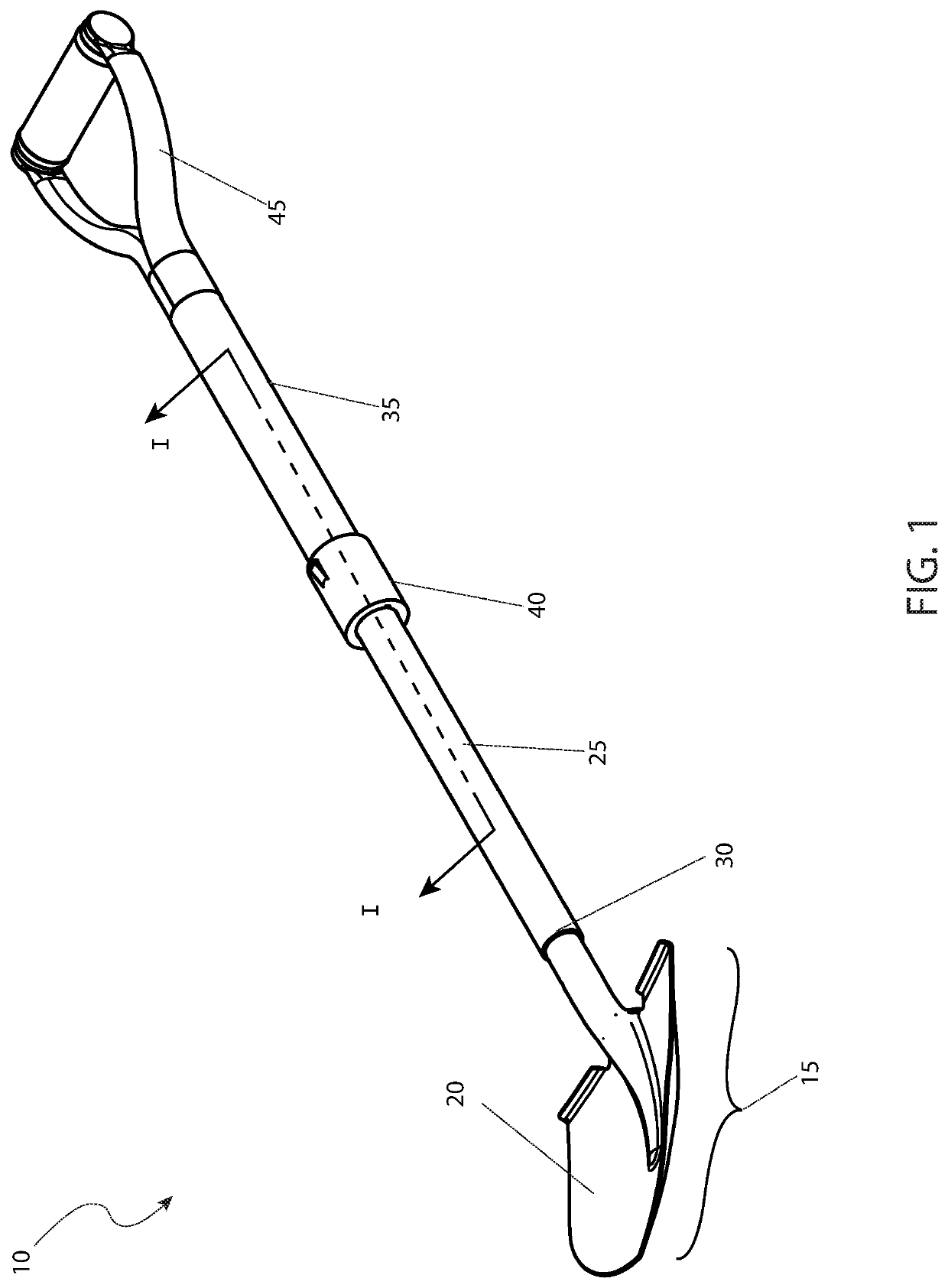 Mutli-tool with length adjustable handle