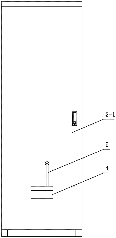 A battery cabinet of a substation and distribution station using a constant temperature and temperature adjustment device