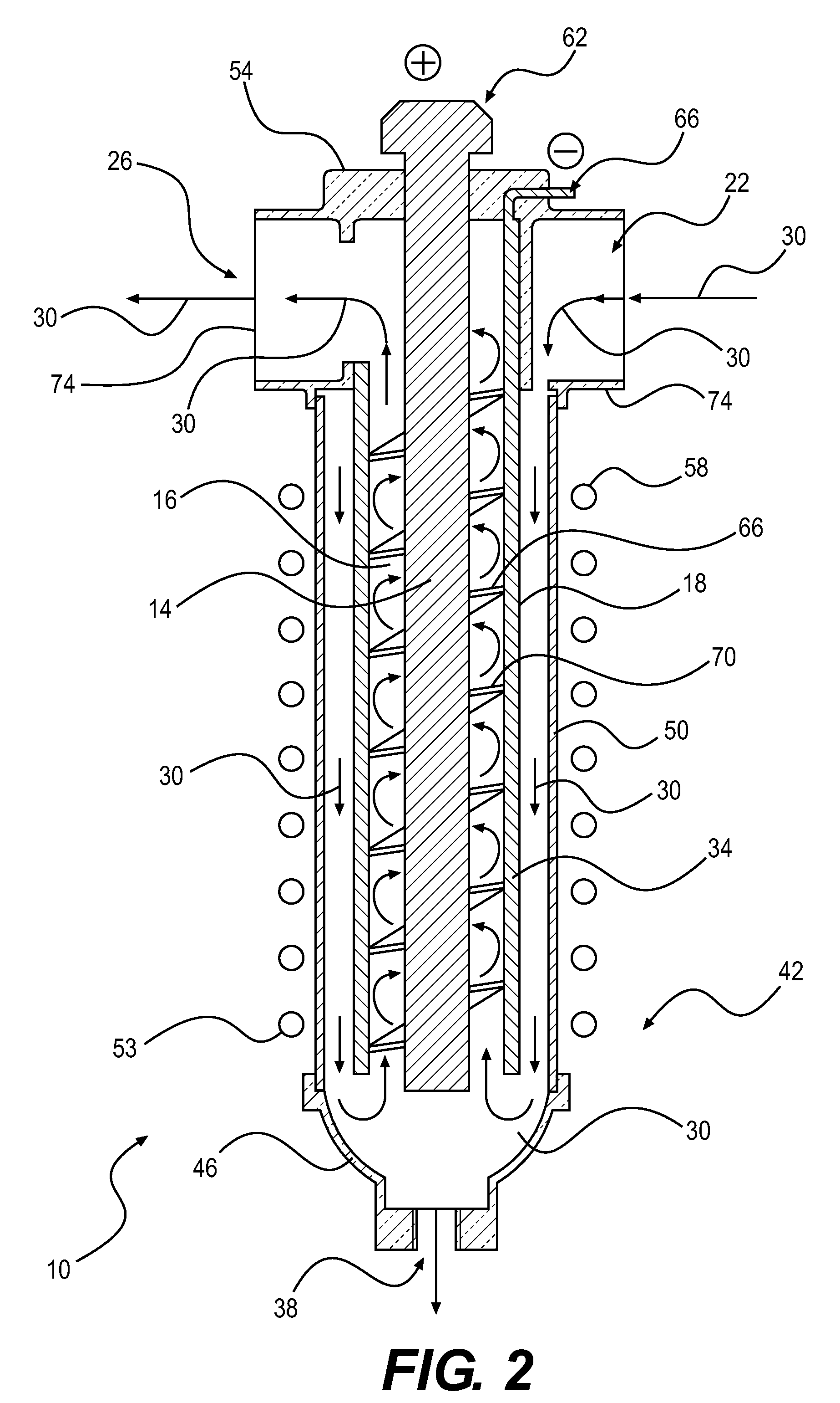 Electrocoagulation for treating liquids