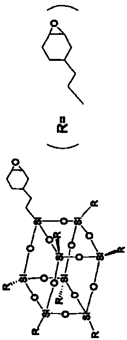 Method for preparing organic-inorganic hybrid octafunctional epoxy POSS resin and method for preparing carbon fiber reinforced composite material