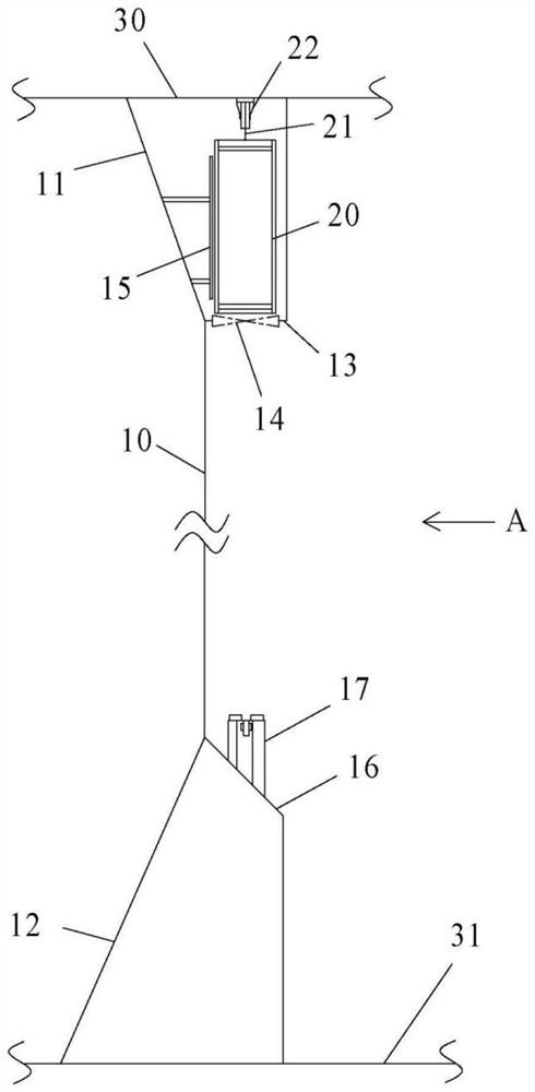 Structural member capable of replacing Australian ladder