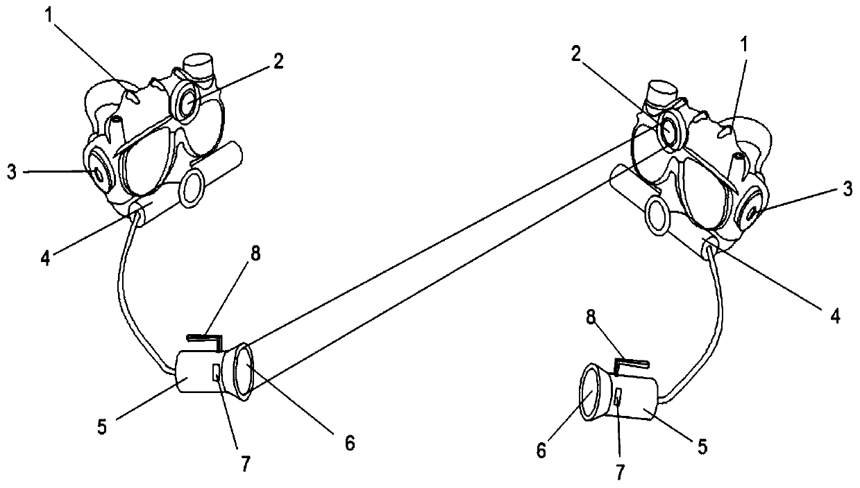 Underwater communication equipment using visible light and a using method thereof