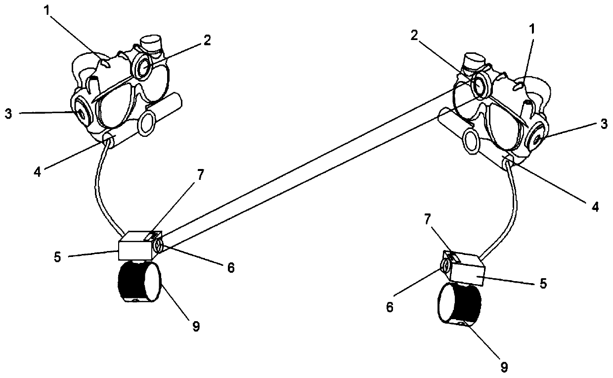 Underwater communication equipment using visible light and a using method thereof