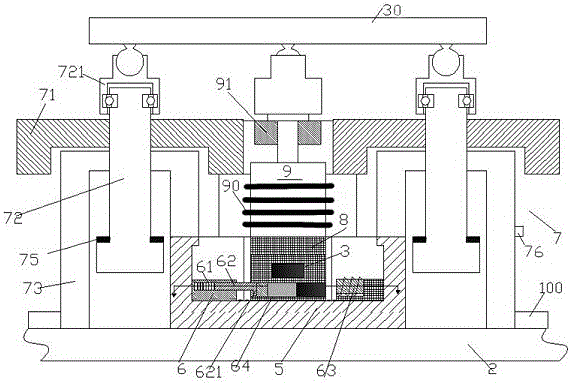 Supporting table device capable of achieving indicating function for instruments and equipment