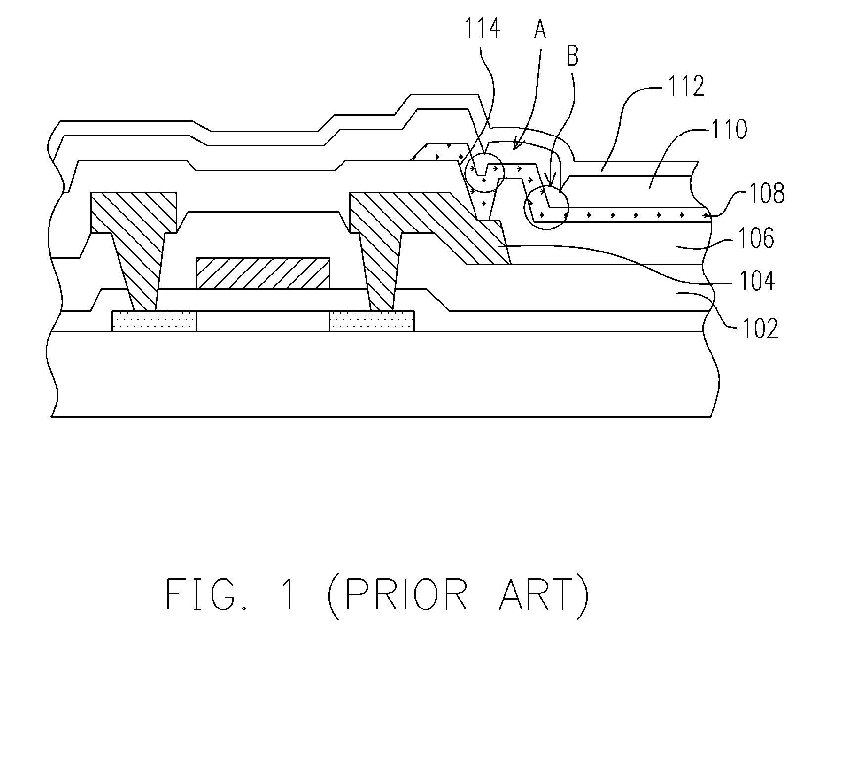 Active organic electroluminescence panel display with blank layer covering contact opening