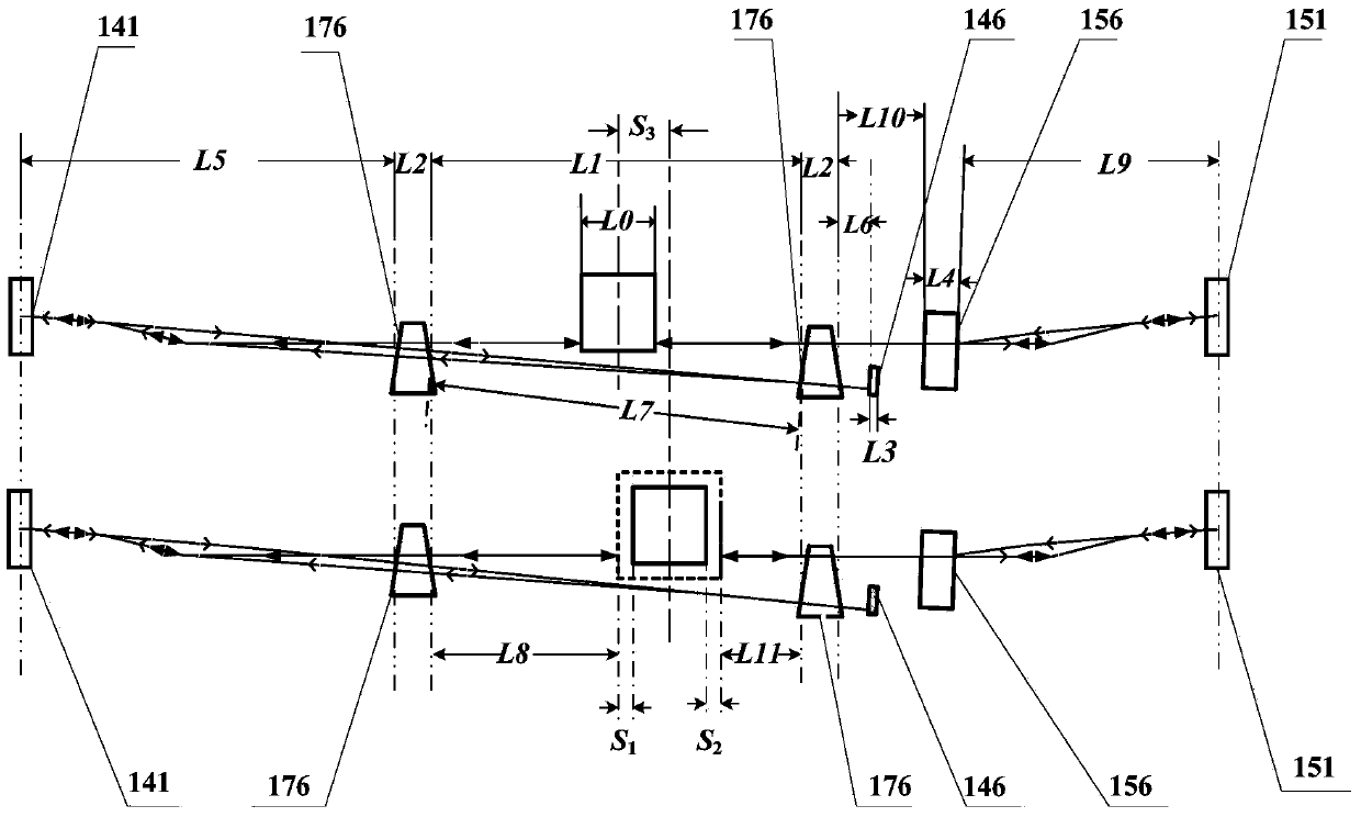 Measuring system for expansion coefficient of material