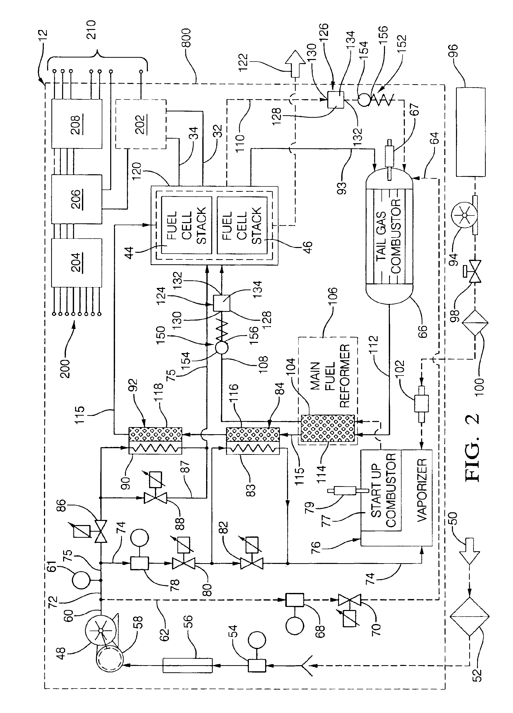 Solid-oxide fuel cell assembly having a thermal enclosure within a structural enclosure