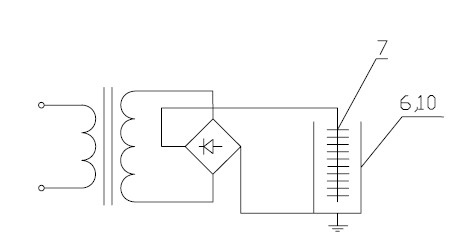 Coulomb electric precipitator