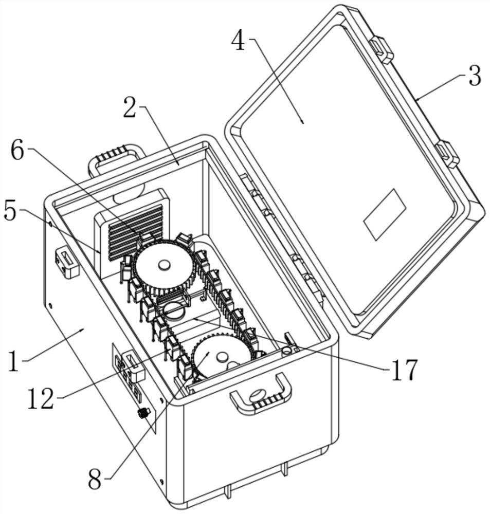 Closed and sealed conveying system after sampling for TRPC6 nucleic acid amplification detection