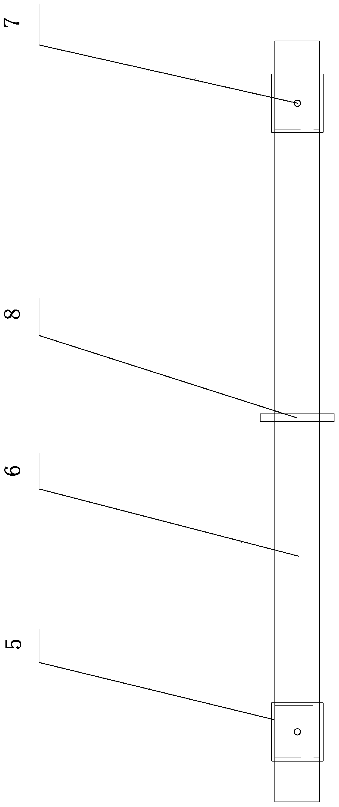 Basement heating power and water supply pipeline installing device and method