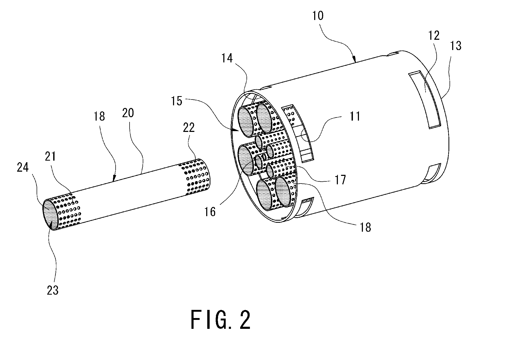 Membrane humidifier for fuel cell