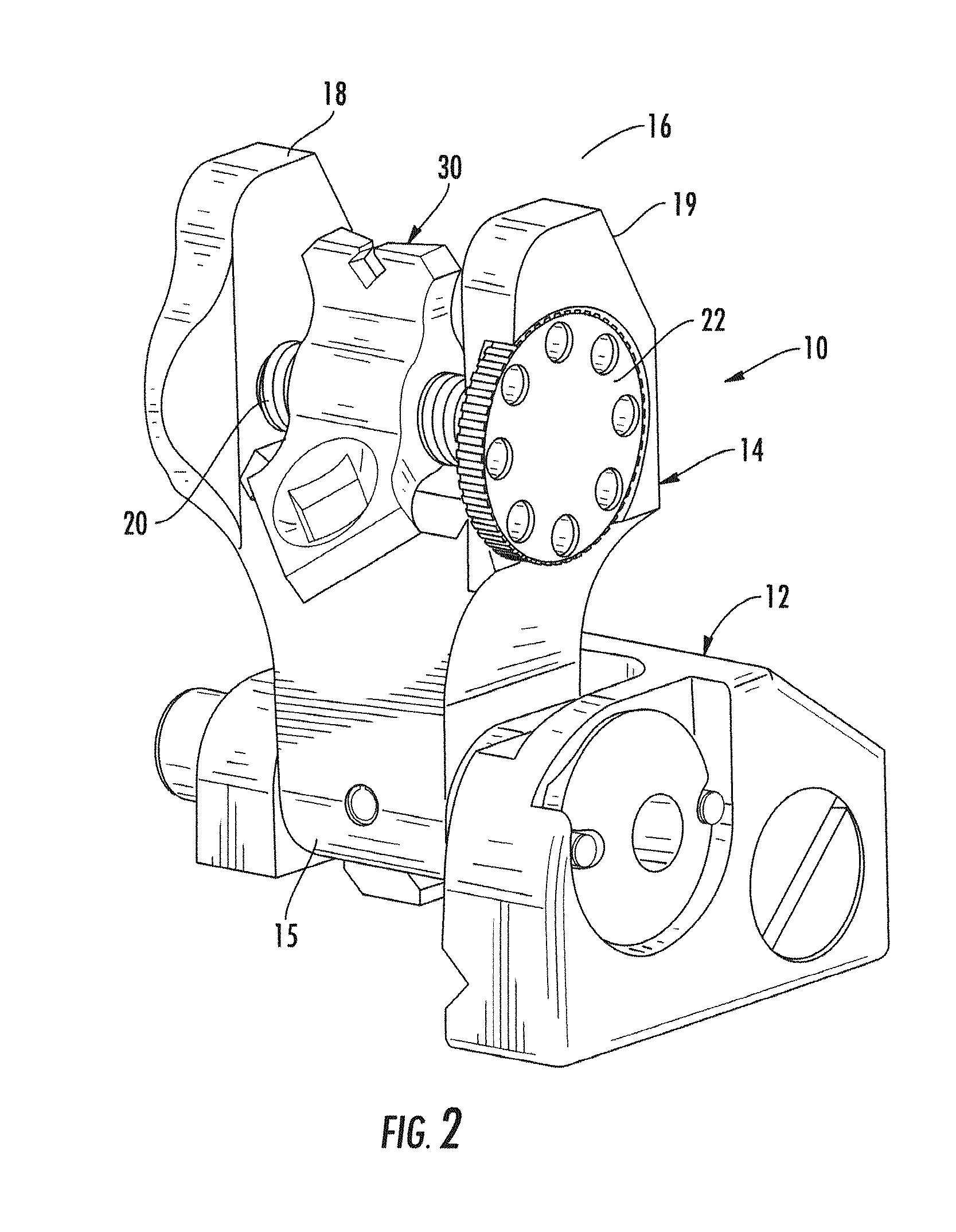 Firearm sight with dual diamond shaped apertures