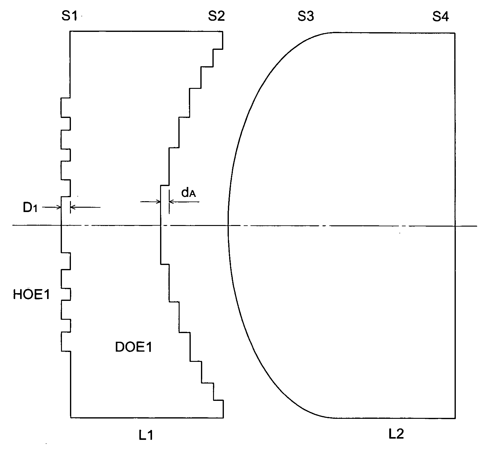 Multi-focus objective lens, optical pickup apparatus and optical information recording reproducing apparatus