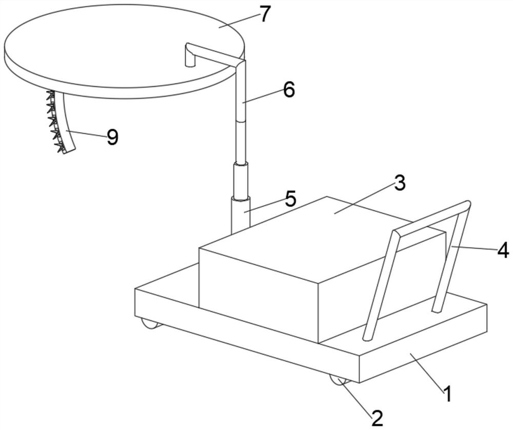 Pruning and cutting device for branches and leaves at high positions of garden trees