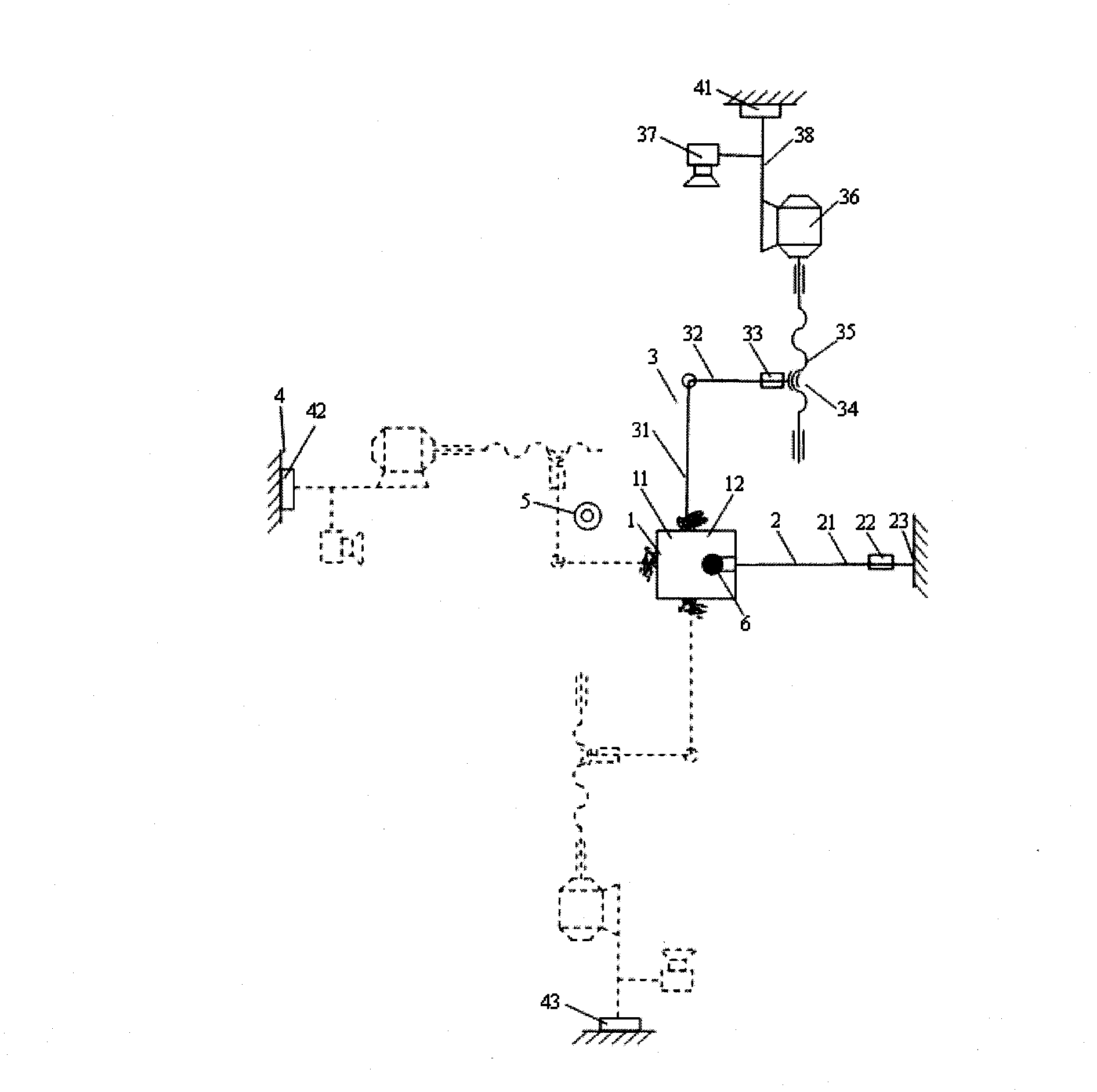 Device for measuring walking and creeping characteristics of insect on three planes