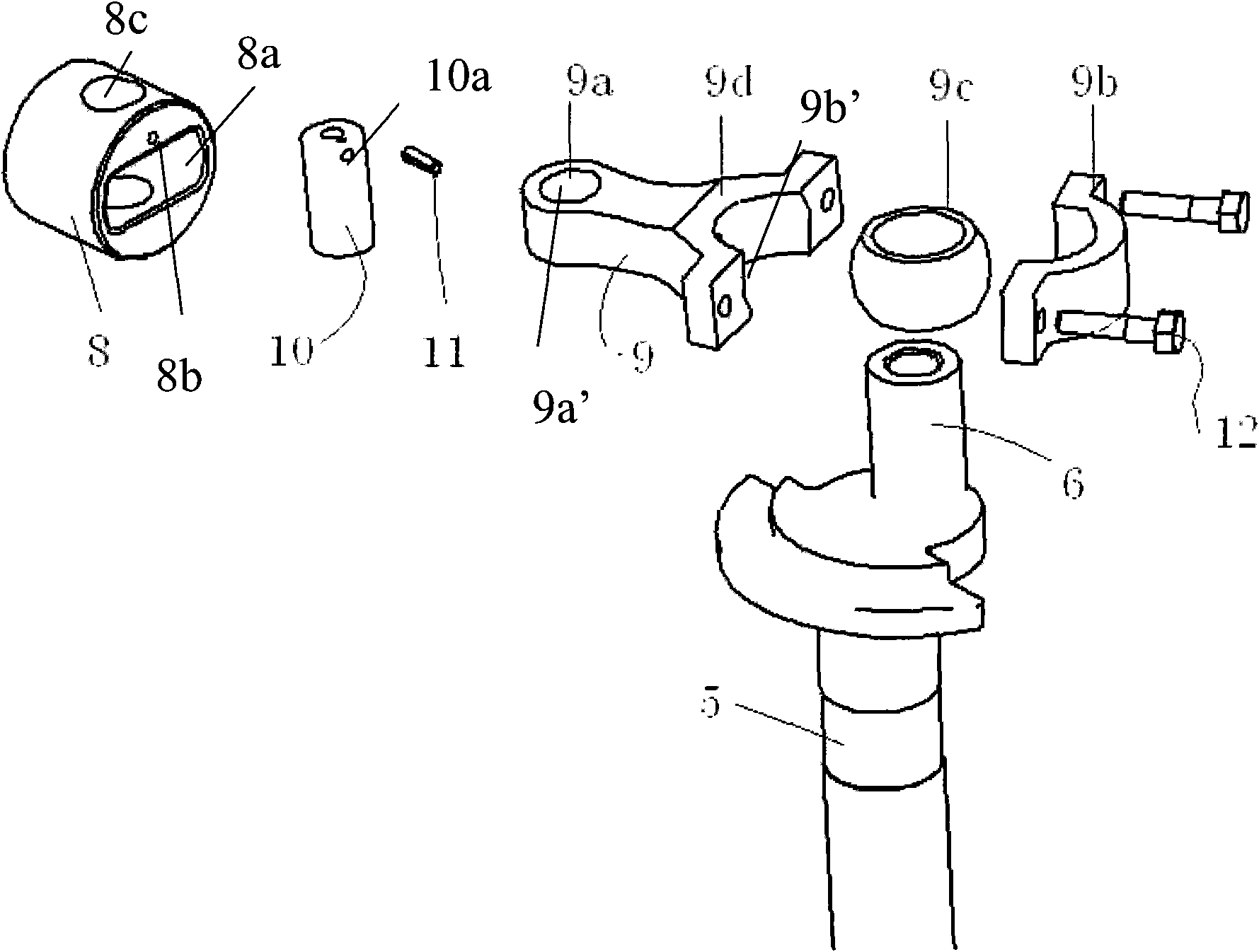 Closed reciprocating compressor