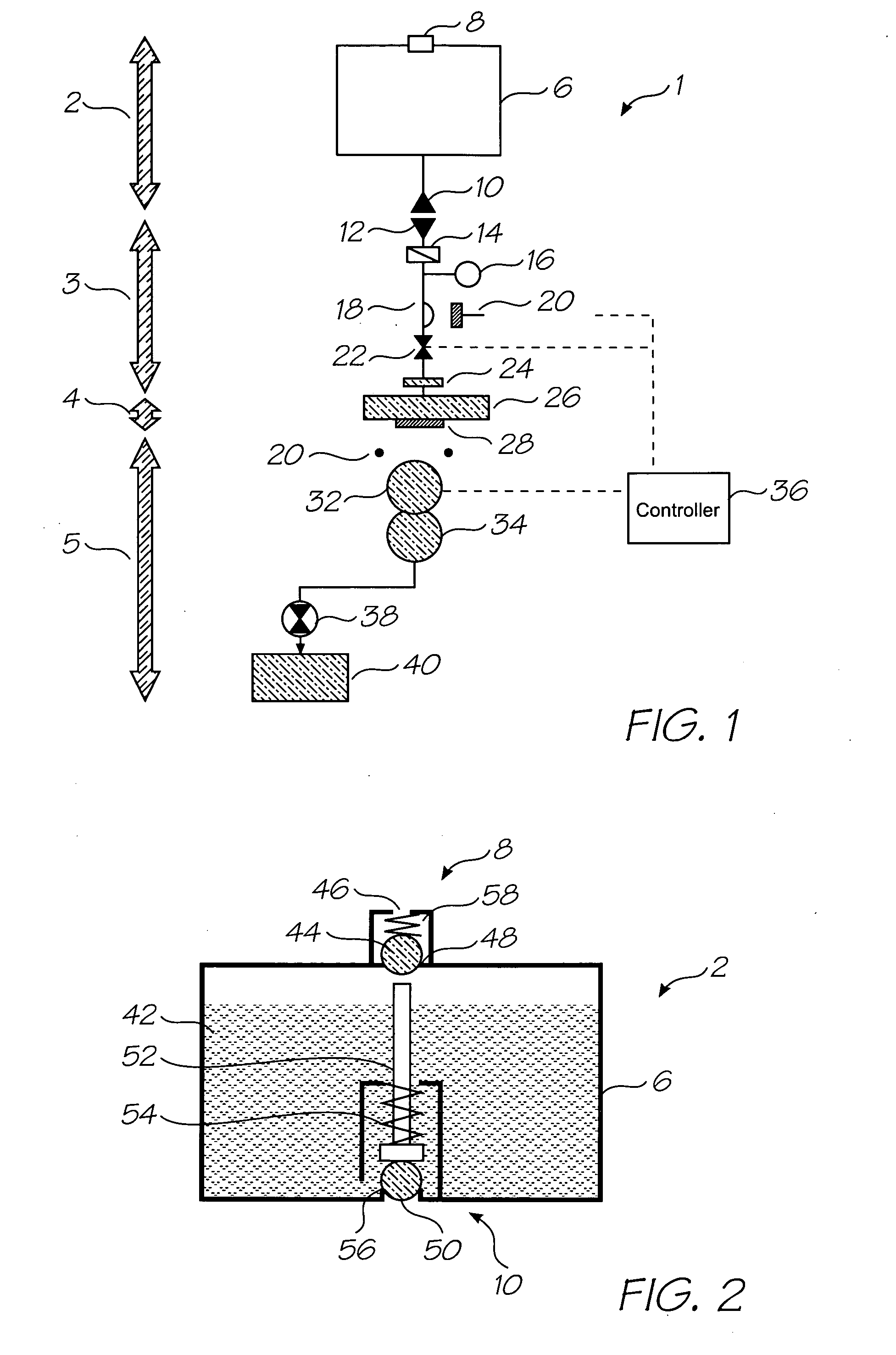 Printer with ink flow shutoff valve