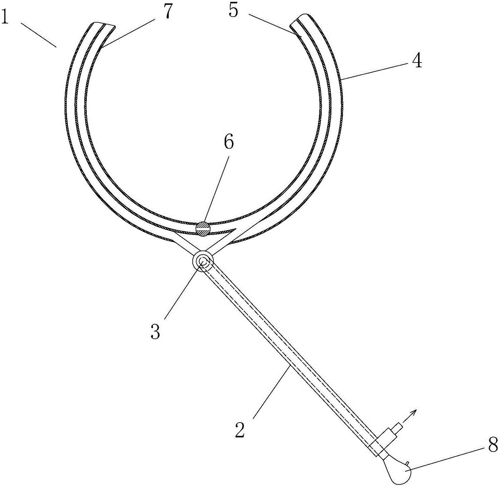 Rectum anastomotic leakage drainage device