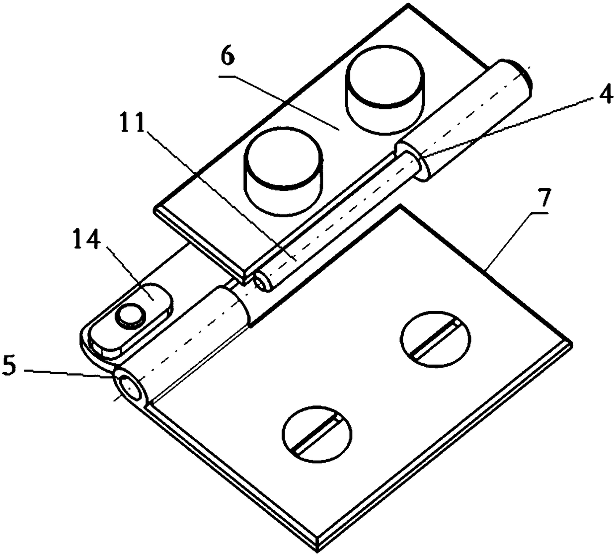 Fixing structure and installation method of aircraft craft floor