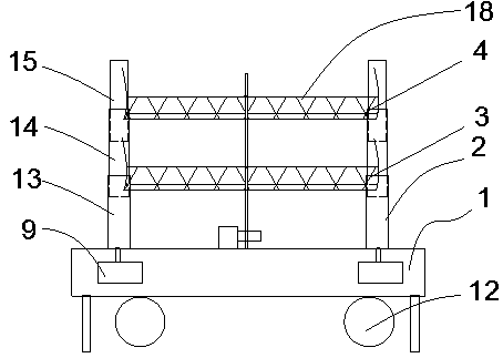 Temporary climbing frame system